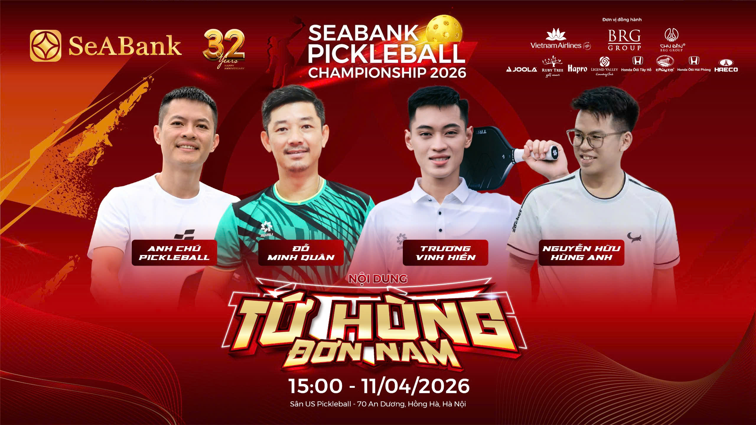 TỨ HÙNG PICKEBALL